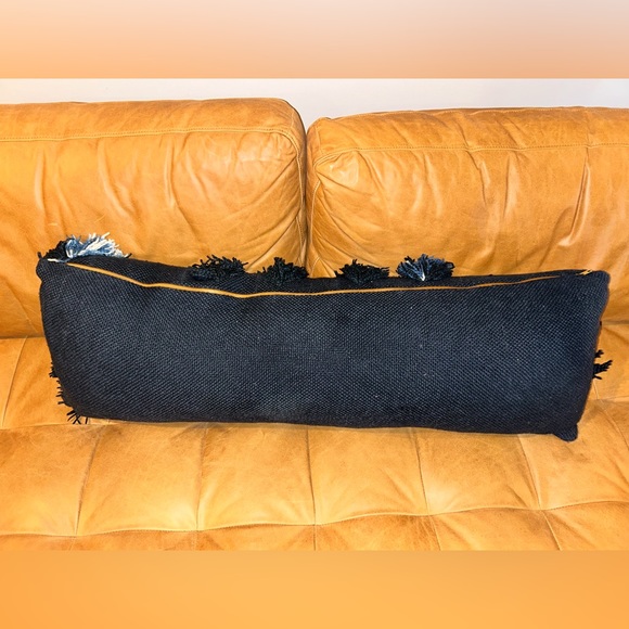 Anthropologie Fringed Sierra Pillow 14" x 40" - Picture 2 of 7